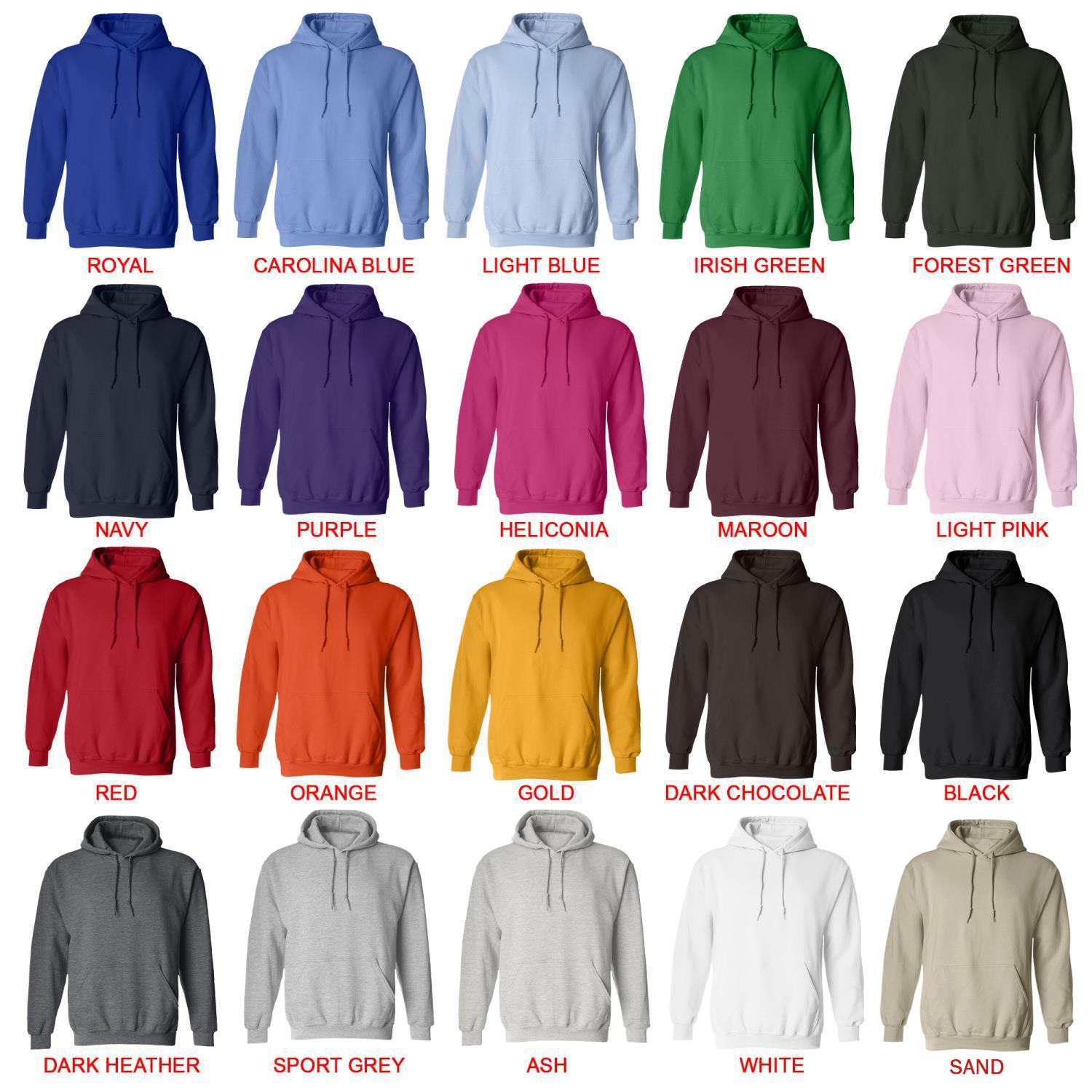 hoodie color chart - Curious George Store