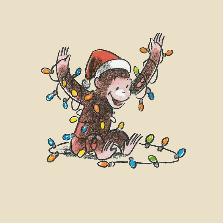 Festive George Christmas Design Tote Bag - Image 2