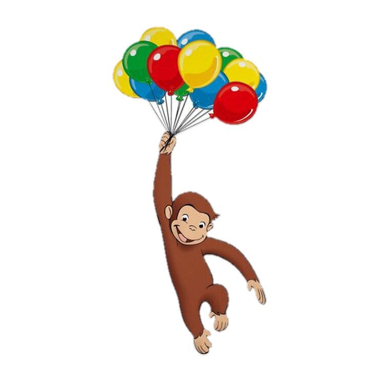 Classic Curious George Cartoon Tote Bag - Image 2