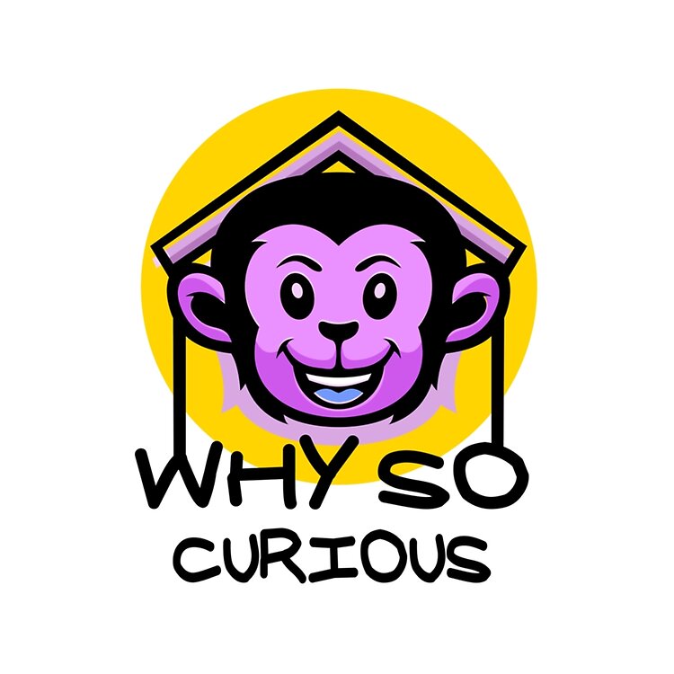 Funny Why So Curious Design Tote Bag - Image 2