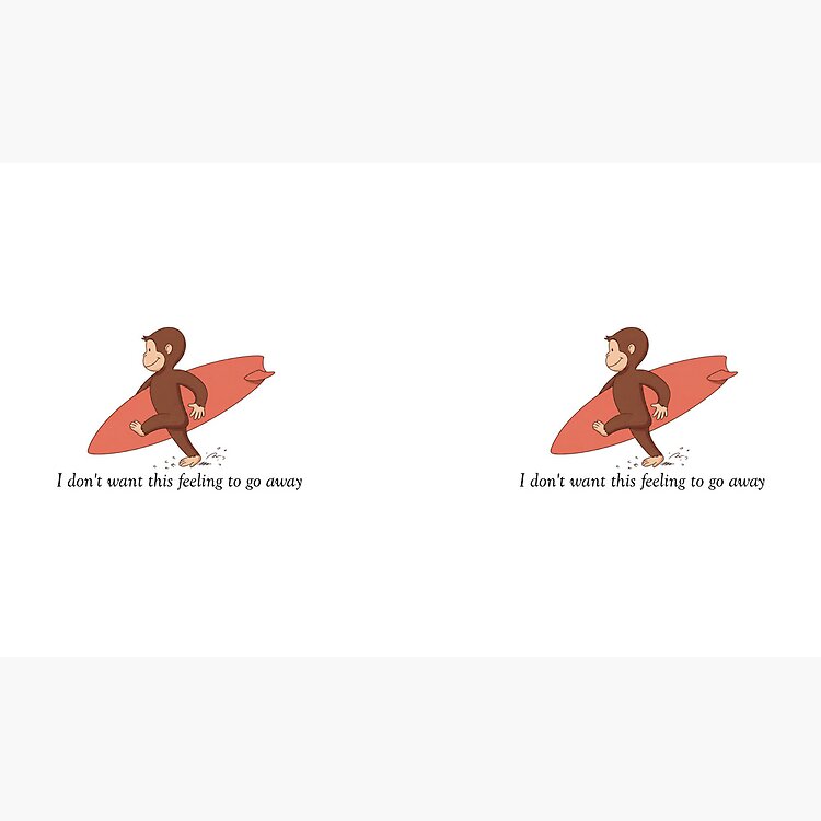 Funny Curious George Surfing Monkey Mug - Image 3