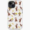 Cute George The Curious Monkey Cartoon For Kids Iphone Case