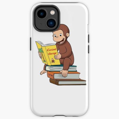 Cute George Reading A Book Iphone Case