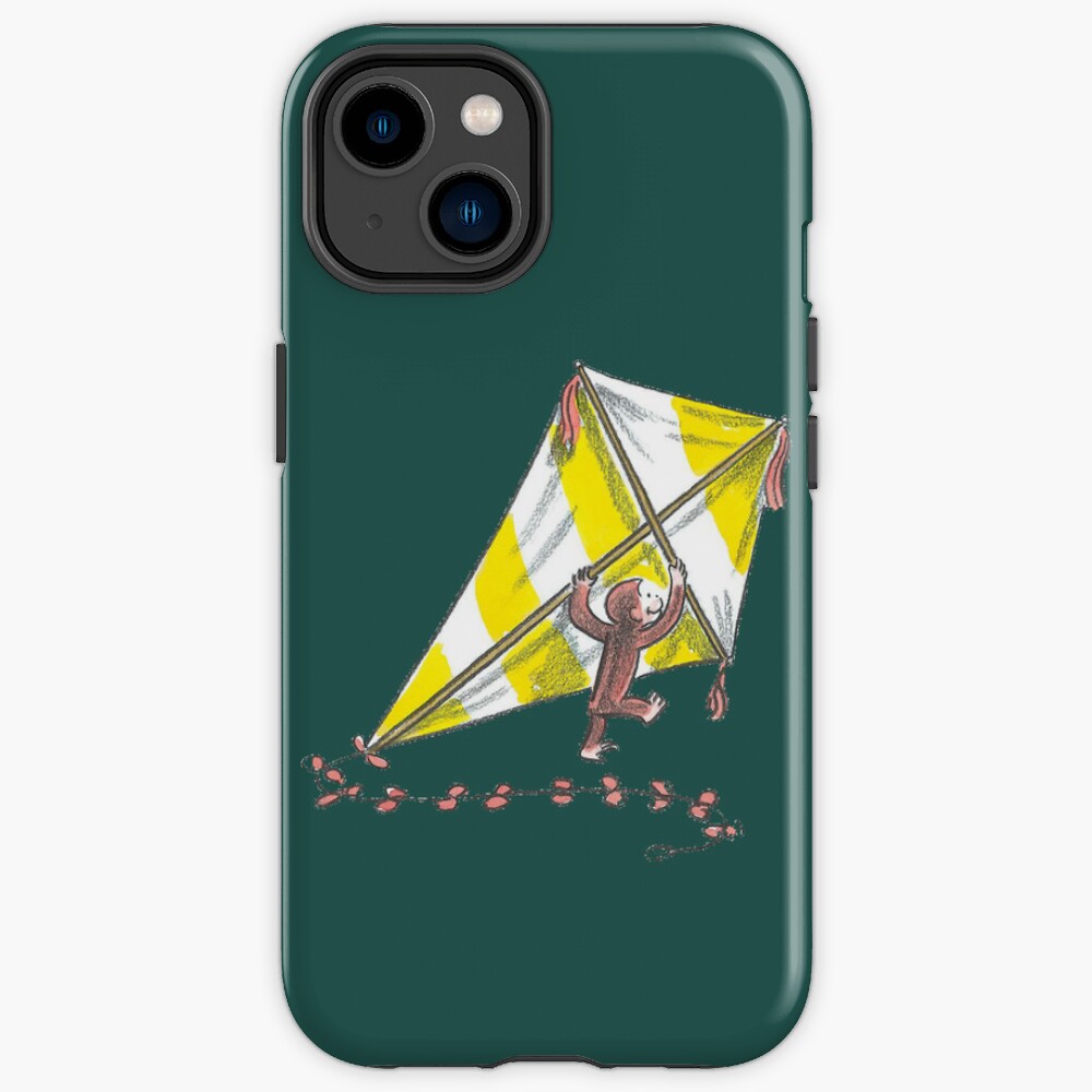 Cute Curious George Flying Kite Iphone Case