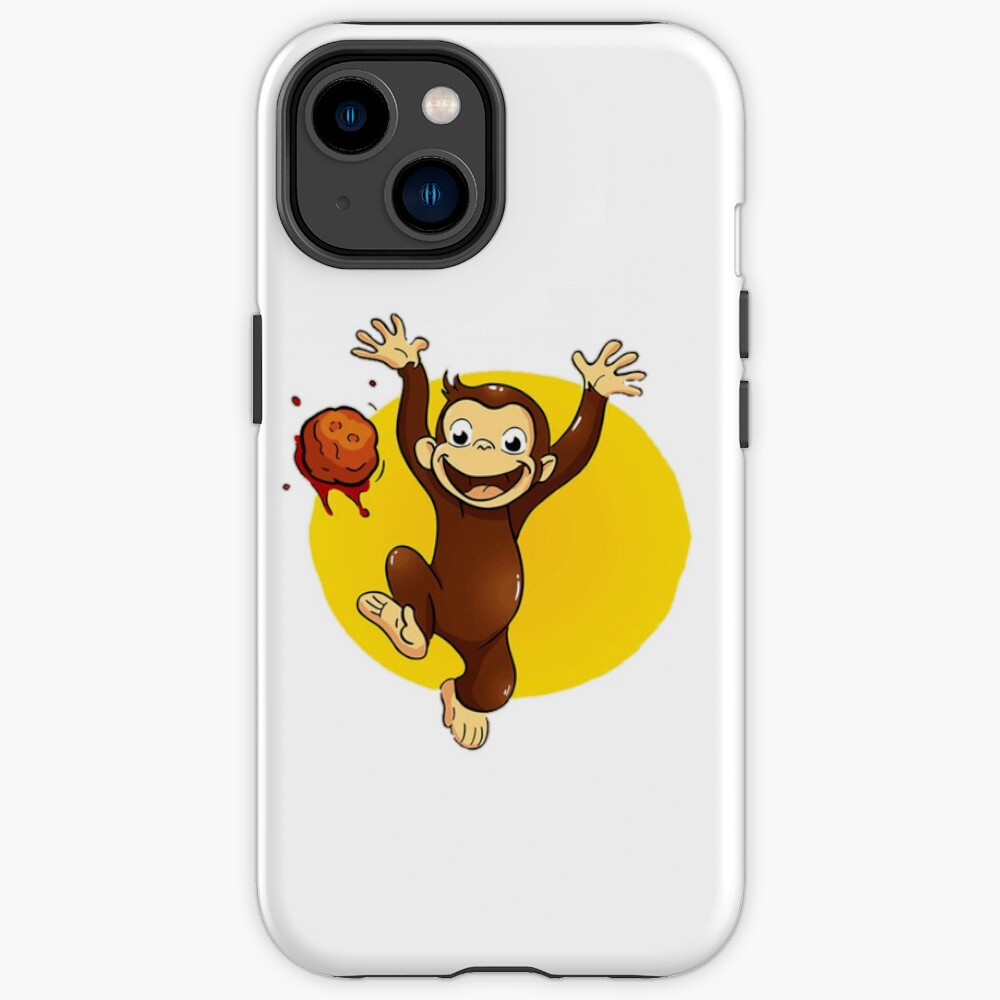 Playful Curious George Cartoon Iphone Case