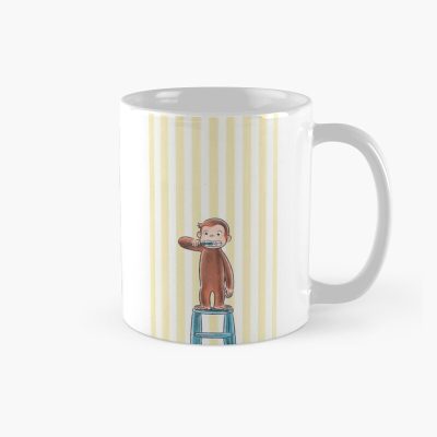 Cute Curious George Brushing His Teeth Mug