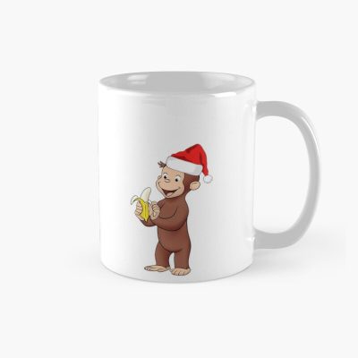 Cute Curious George Winter Banana Mug