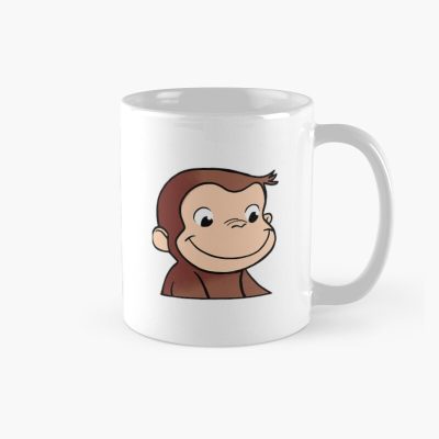 Playful Curious George Number 3 Mug