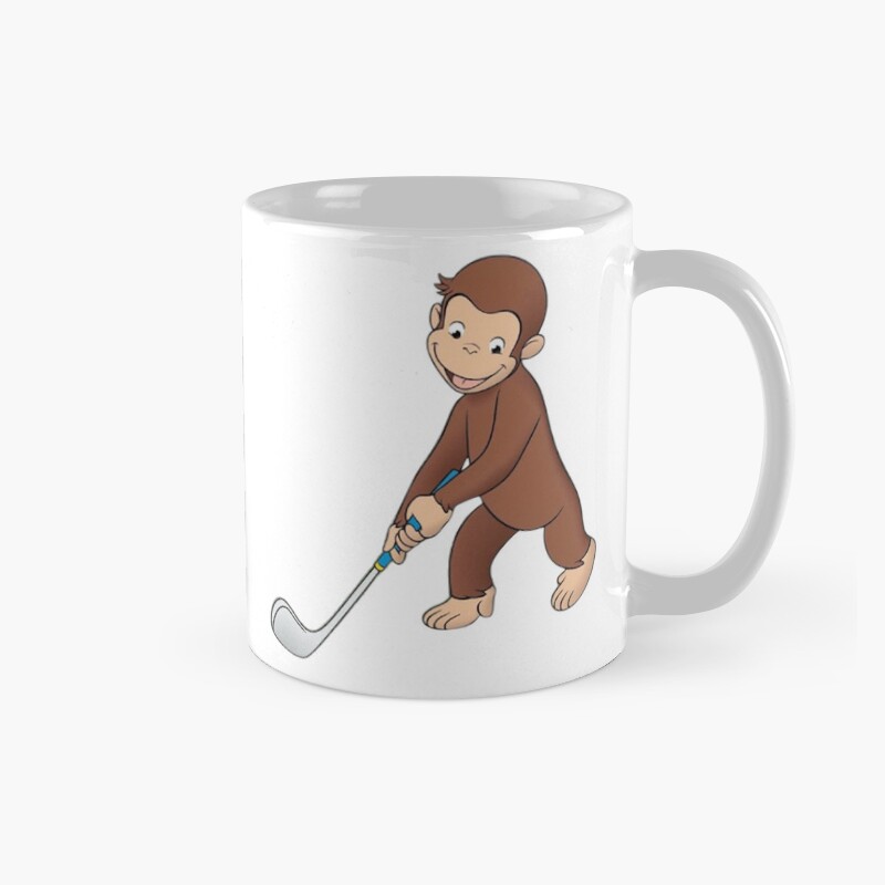 Funny George Playing Golf Mug
