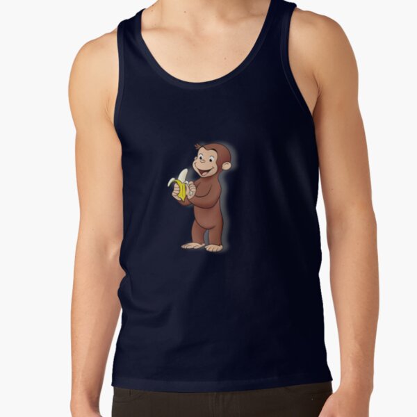 Cute Curious George Cartoon Tank Top - Image 5
