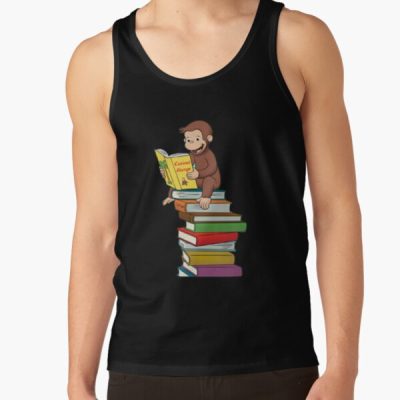 Classic Curious George Reading Book Tank Top