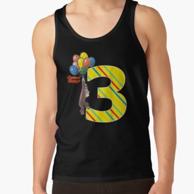 Cute Vintage 3rd Birthday Balloons Graphic Tank Top