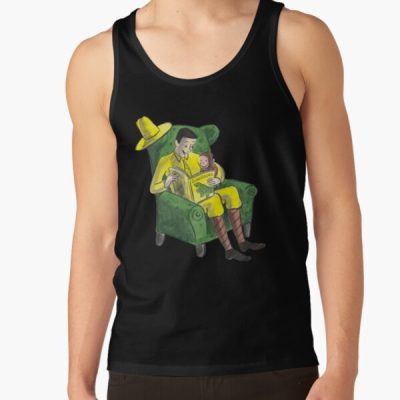 Classic Curious George And The Man With The Big Yellow Hat Tank Top