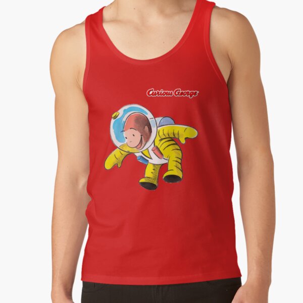 Happy Curious George Astronaut Tank Top - Image 4