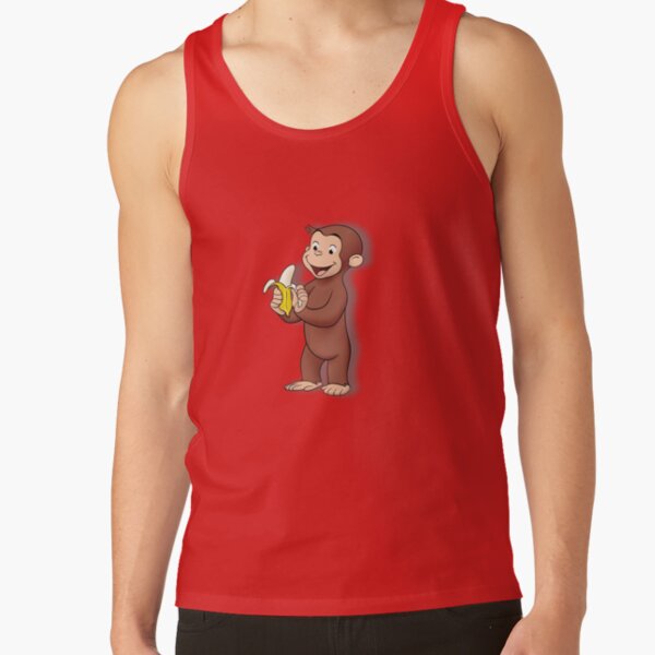 Cute Curious George Cartoon Tank Top - Image 4