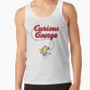 Cute Curious George Space Explorer Tank Top