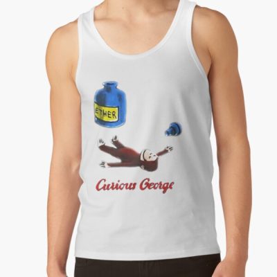 Funny Curious George Breathes In Ether Tank Top