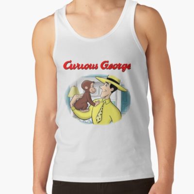 Classic Curious George Cartoon Tank Top