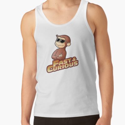Funny Fast And Curious George Tank Top