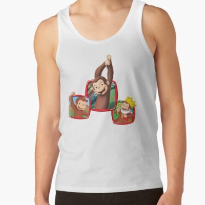 Cute Curious George Monkey Tank Top