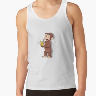 Cute Curious George Cartoon Tank Top