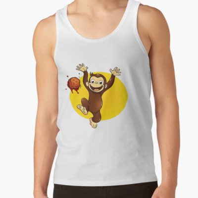 Cute Curious George Character Tank Top