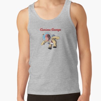 Cute Astronaut Monkey Curious George Tank Top