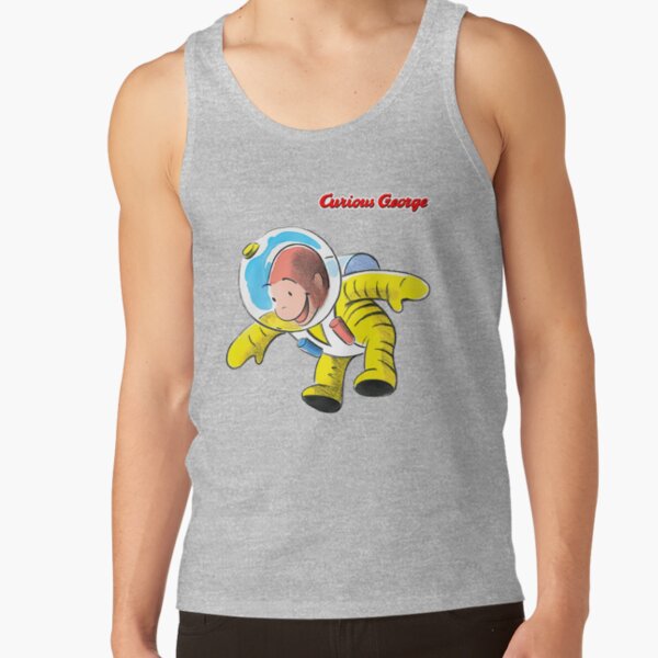 Happy Curious George Astronaut Tank Top - Image 3