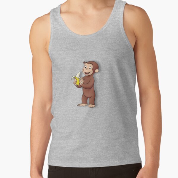 Cute Curious George Cartoon Tank Top - Image 3