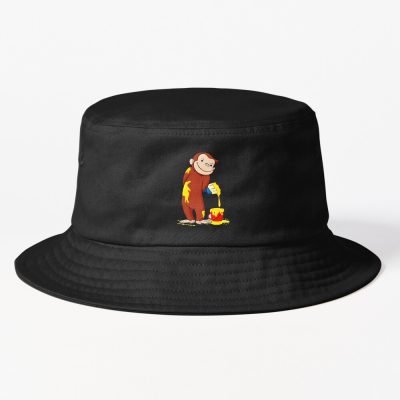 Cute Curious George With Yellow Hat Bucket Hat
