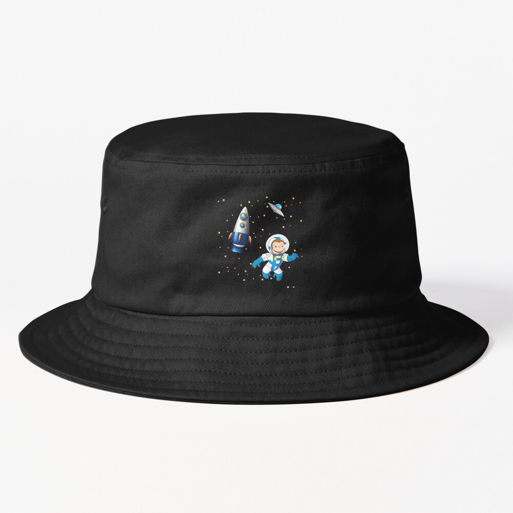 Cute Curious George Space Astronaut Bucket Hat
