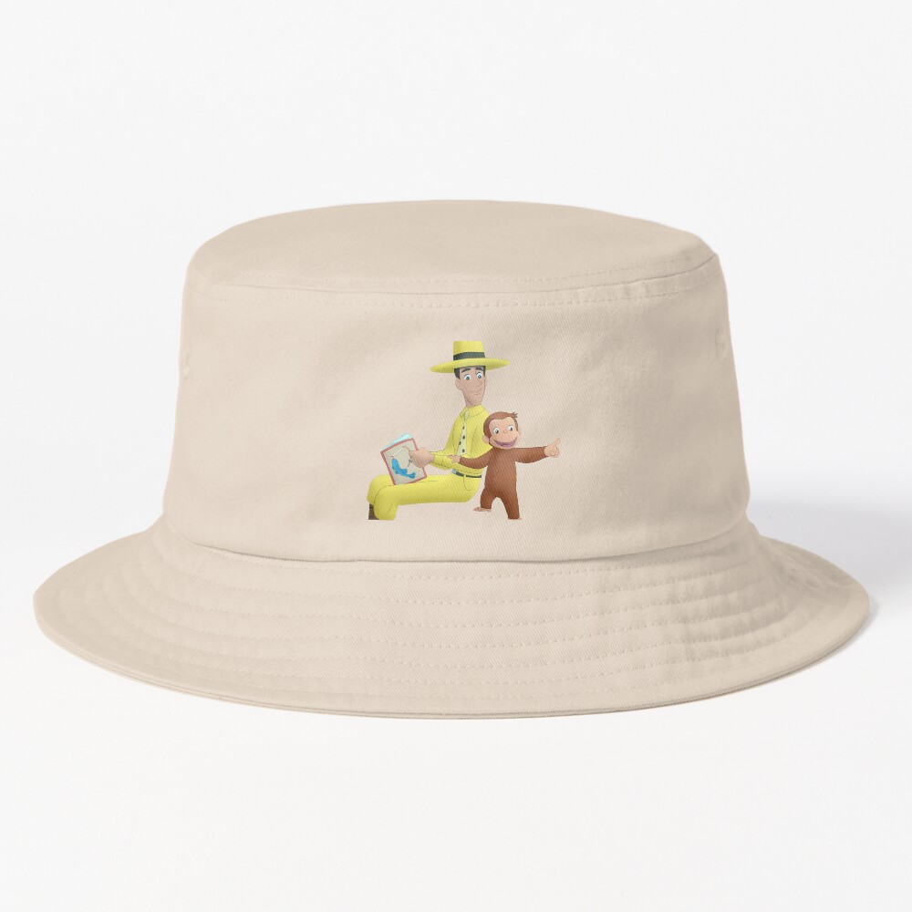 Cute Curious George Smile Bucket Hat