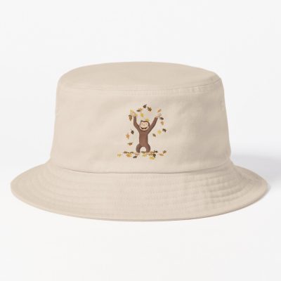 Funny Curious George Monkey Fun Bucket Hat