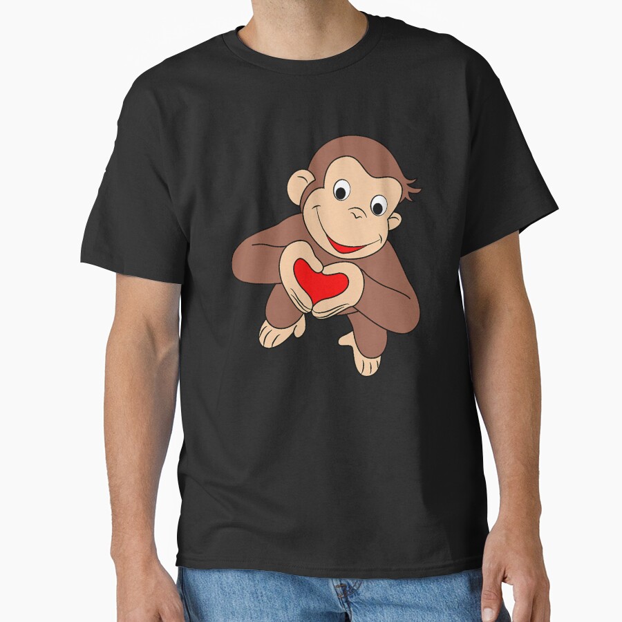 Heartwarming Curious George Is All Heart T-shirt