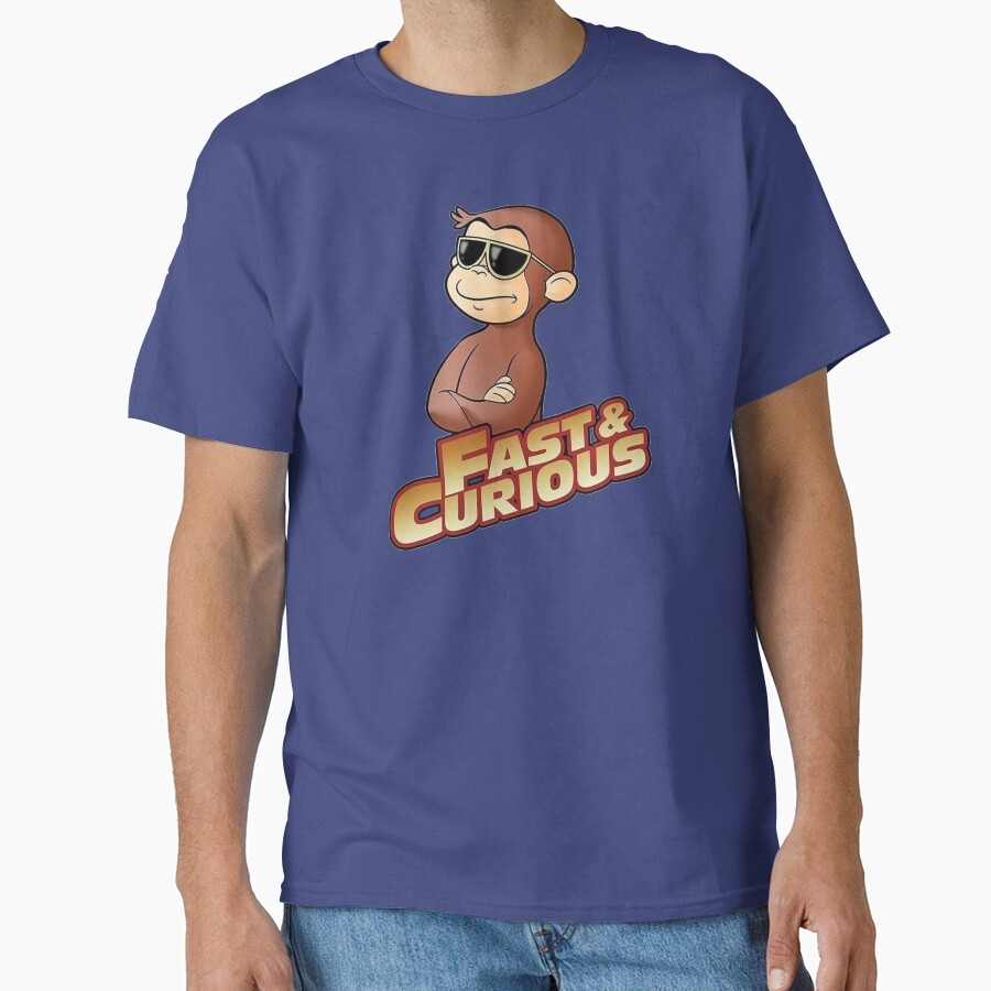 Funny Fast And Curious George T-shirt - Image 4
