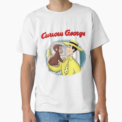 Classic Curious George Cartoon T-shirt