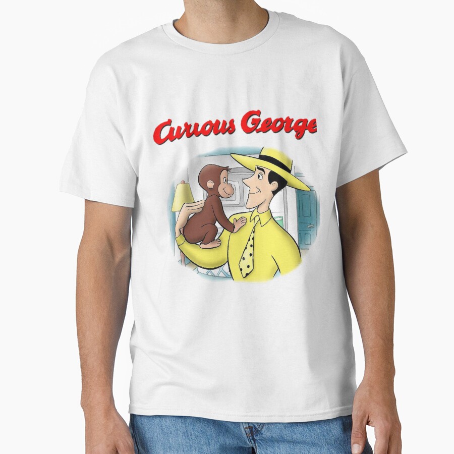 Classic Curious George Cartoon T-shirt