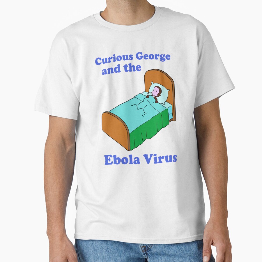 Parody Curious George Ebola Design T-shirt - Image 2