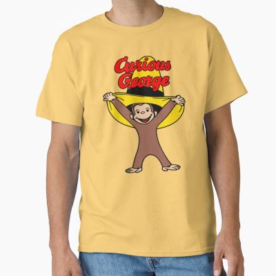Classic Curious George In The Yellow Hat T-shirt
