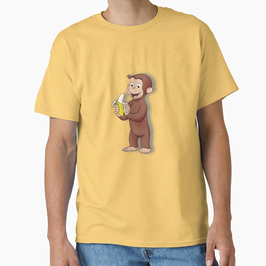 Cute Curious George Cartoon T-shirt - Image 6
