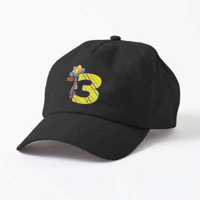 Cute 3rd Birthday Balloons Design Hat