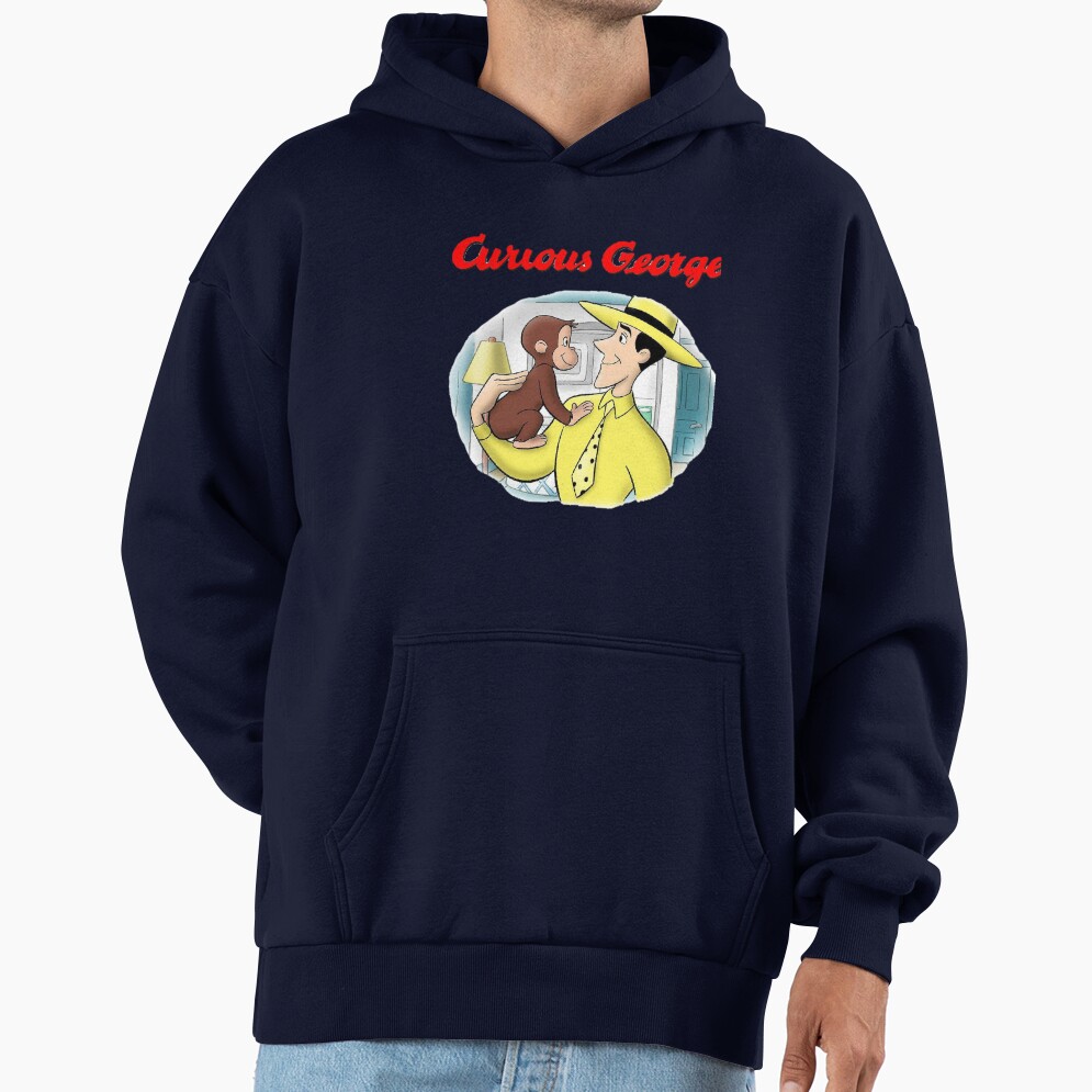 Classic Curious George Cartoon Hoodie - Image 5