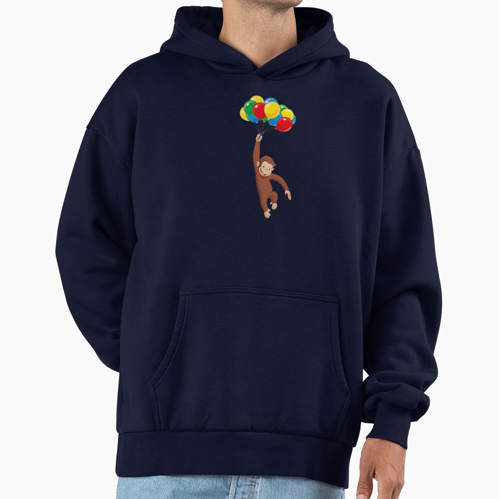 Classic Curious George Monkey Hoodie - Image 5