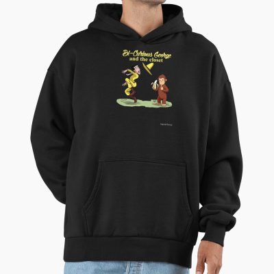 Funny Bi Curious George Tv Show Parody Hoodie