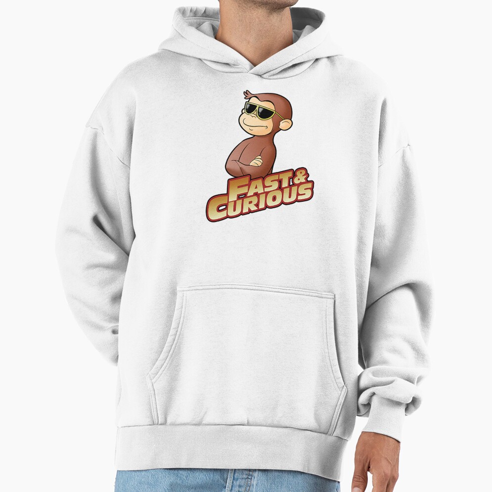 Funny Fast And Curious George T Shirt Hoodie - Image 2
