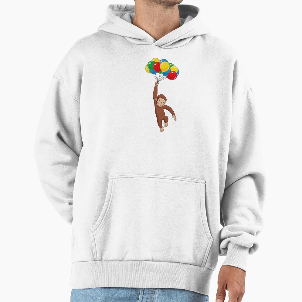 Classic Curious George Monkey Hoodie - Image 2