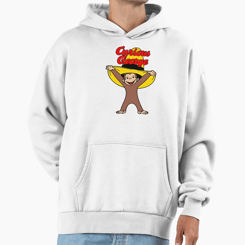 Classic Curious George In The Yellow Hat Hoodie - Image 2