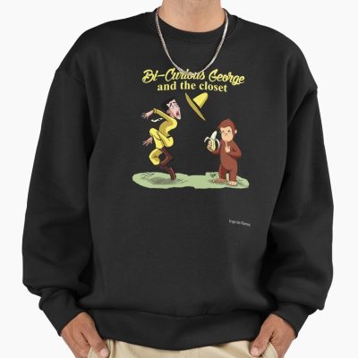 Funny Bi Curious George Tv Show Parody Sweatshirt