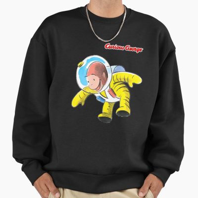 Happy Curious George Astronaut Sweatshirt