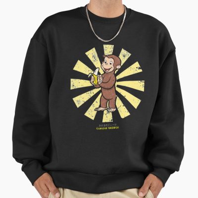 Vintage Curious George Retro Japanese Style Sweatshirt